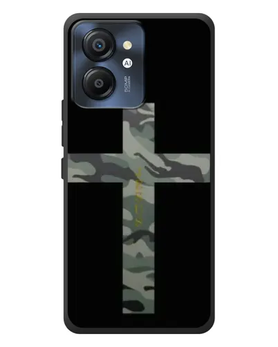 Чехол для Blackview Color 8 с картинкой «Милитари Крест»