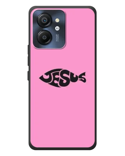 Чехол для Blackview Color 8 с картинкой «Розовый символ  Jesus»