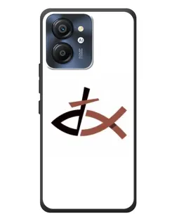 Чехол для Blackview Color 8 с картинкой «Рыба и крест»