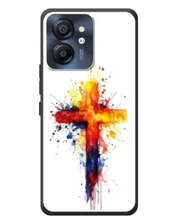 Чехол для Blackview Color 8 с картинкой «Акварельный крест»