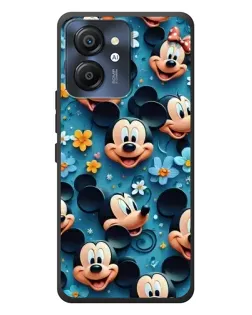 Чехол для Blackview Color 8 с картинкой «Паттерн Микки и Минни»