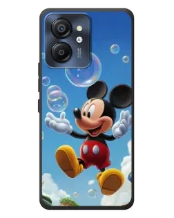 Чехол для Blackview Color 8 с картинкой «Mickey и мыльные пузыри»