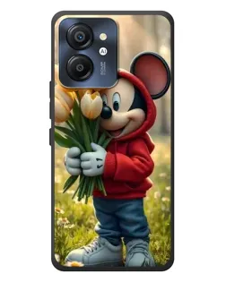 Чехол для Blackview Color 8 с картинкой «Микки с тюльпанами»