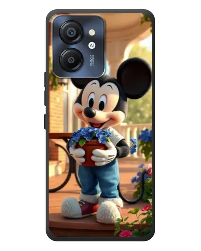 Чехол для Blackview Color 8 с картинкой «Микки садовод»