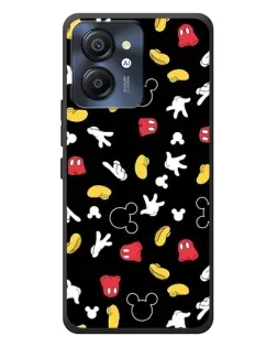 Чехол для Blackview Color 8 с картинкой «Графический принт лапок»
