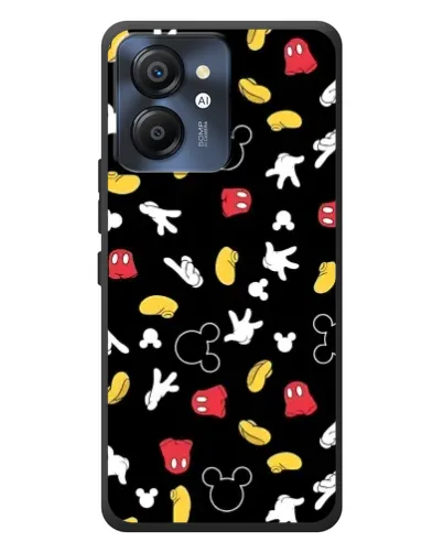 Чехол для Blackview Color 8 с картинкой «Графический принт лапок»