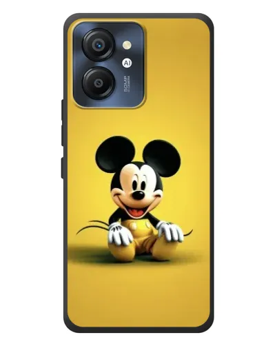 Чехол для Blackview Color 8 с картинкой «Микки на желтом»
