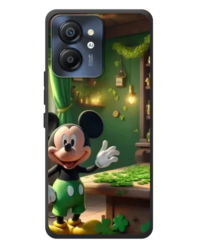 Чехол для Blackview Color 8 с картинкой «Микки в мастерской»