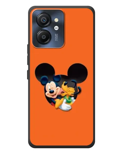Чехол для Blackview Color 8 с картинкой «Сердце Микки Минни»