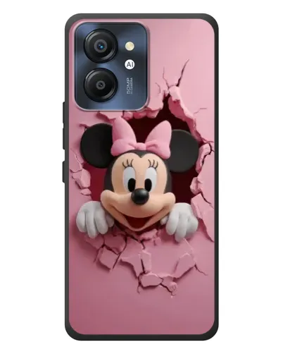 Чехол для Blackview Color 8 с картинкой «Минни сквозь стену»
