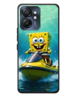 Чохол для Blackview Color 8 з картинкою «Спанч Боб на гідроциклі»
