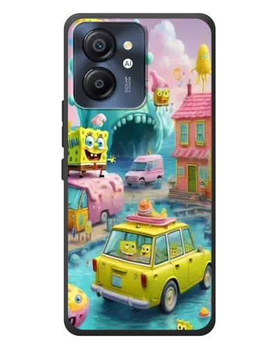 Чехол для Blackview Color 8 с картинкой «Монстр-трак приключения»