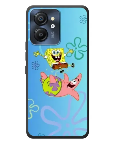 Чехол для Blackview Color 8 с картинкой «Спанч Боб и Патрик»