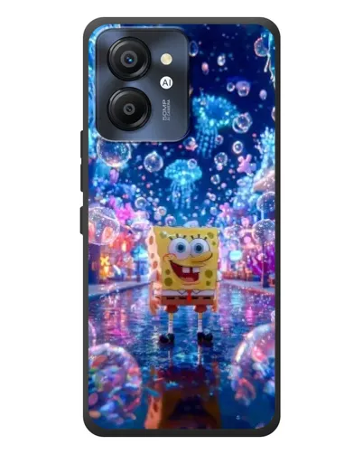 Чехол для Blackview Color 8 с картинкой «Неоновый океан»