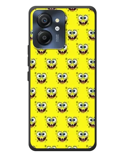 Чехол для Blackview Color 8 с картинкой «Паттерн Губка Боб»