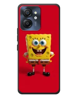 Чехол для Blackview Color 8 с картинкой «Спанч Боб на красном»