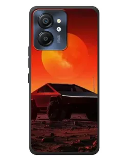 Чехол для Blackview Color 8 с картинкой «Cybertruck на Марсе»