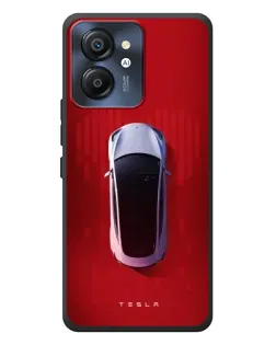 Чехол для Blackview Color 8 с картинкой «Tesla Top View»