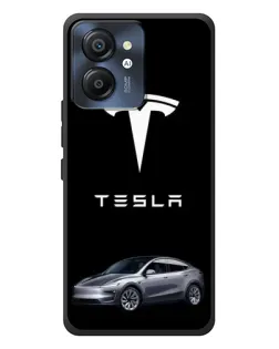 Чехол для Blackview Color 8 с картинкой «Tesla Model Y»