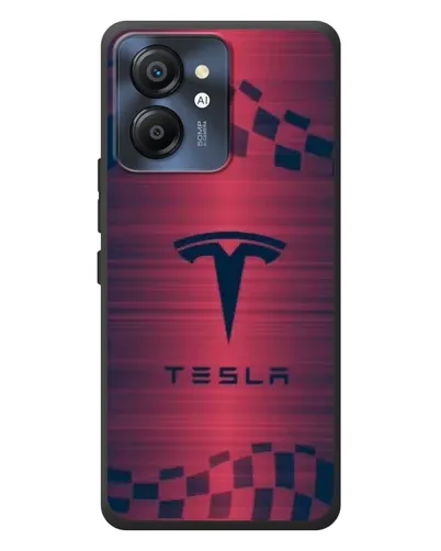Чехол для Blackview Color 8 с картинкой «Тесла красный карбон» Чехол для Blackview Color 8 с картинкой «Тесла красный карбон»