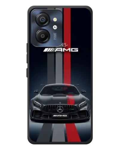 Чехол для Blackview Color 8 с картинкой «Mercedes — белый карбон»