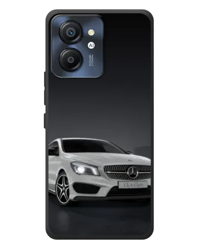 Чехол для Blackview Color 8 с картинкой «Mercedes AMG GT Silver»