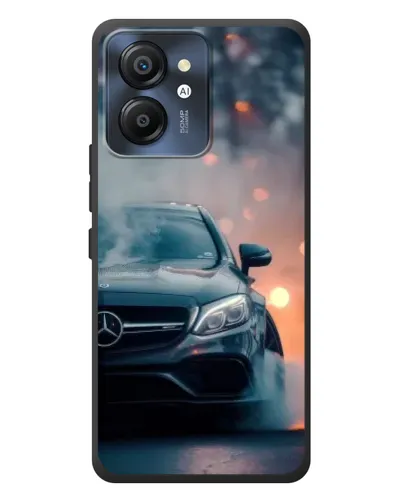 Чехол для Blackview Color 8 с картинкой «Mercedes — ночной город»