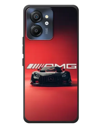 Чехол для Blackview Color 8 с картинкой «Mercedes AMG — красная линия»