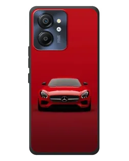 Чехол для Blackview Color 8 с картинкой «Красный Mercedes AMG»