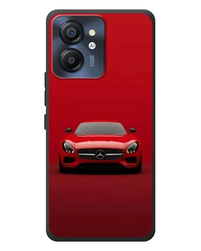 Чехол для Blackview Color 8 с картинкой «Красный Mercedes AMG»