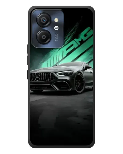 Чехол для Blackview Color 8 с картинкой «Темный Mercedes AMG»