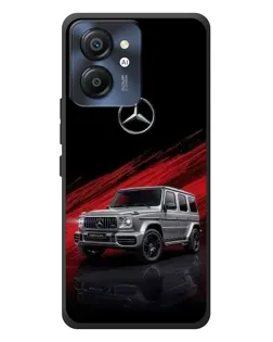 Чехол для Blackview Color 8 с картинкой «Mercedes G-Class красный»