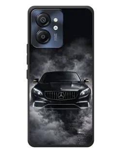 Чехол для Blackview Color 8 с картинкой «Mercedes в дыму»