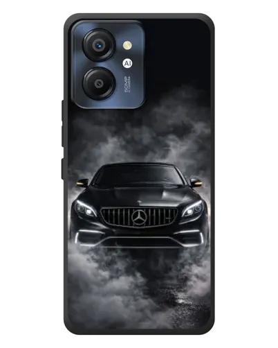 Чехол для Blackview Color 8 с картинкой «Mercedes в дыму»