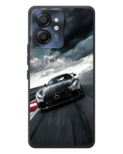Чехол для Blackview Color 8 с картинкой «Гоночный Mercedes AMG»