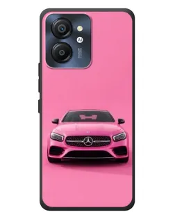Чехол для Blackview Color 8 с картинкой «Розовый Mercedes AMG»