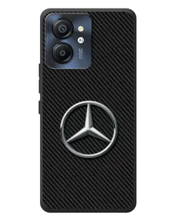 Чехол для Blackview Color 8 с картинкой «Карбоновый Mercedes стиль»