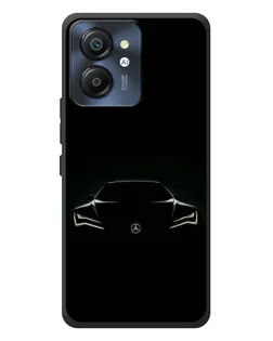 Чехол для Blackview Color 8 с картинкой «Mercedes — силуэт авто»