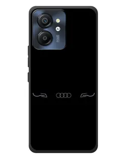 Чехол для Blackview Color 8 с картинкой «Audi — световой подпись»