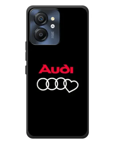 Чехол для Blackview Color 8 с картинкой «Логотип Audi Heart»
