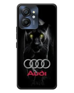 Чехол для Blackview Color 8 с картинкой «Пантера и Audi»
