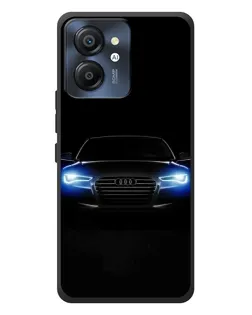 Чехол для Blackview Color 8 с картинкой «Audi в неоне»