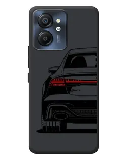 Чехол для Blackview Color 8 с картинкой «Задняя часть Audi — арт»