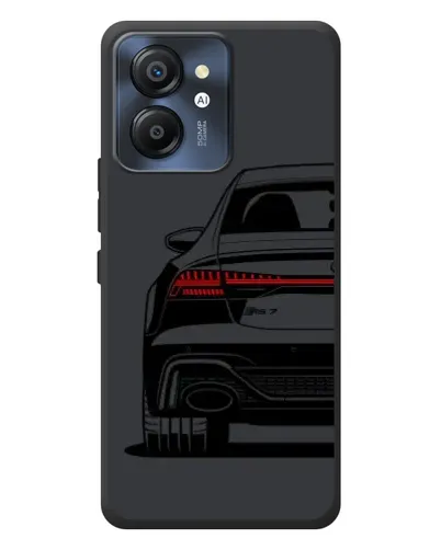 Чехол для Blackview Color 8 с картинкой «Задняя часть Audi — арт»