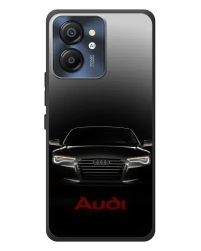 Чехол для Blackview Color 8 с картинкой «Audi — градиентный контур»