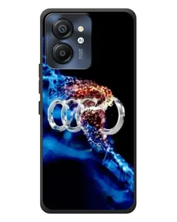 Чехол для Blackview Color 8 с картинкой «Энергия лого Audi»
