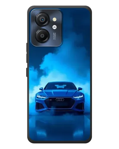 Чехол для Blackview Color 8 с картинкой «Audi — голубая энергия»