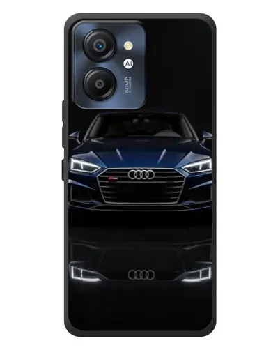 Чехол для Blackview Color 8 с картинкой «Audi — ночное отражение»
