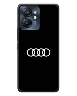 Чехол для Blackview Color 8 с картинкой «Audi White Logo»