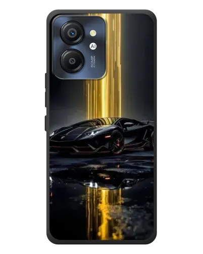 Чехол для Blackview Color 8 с картинкой «Ночной Lamborghini драйв»